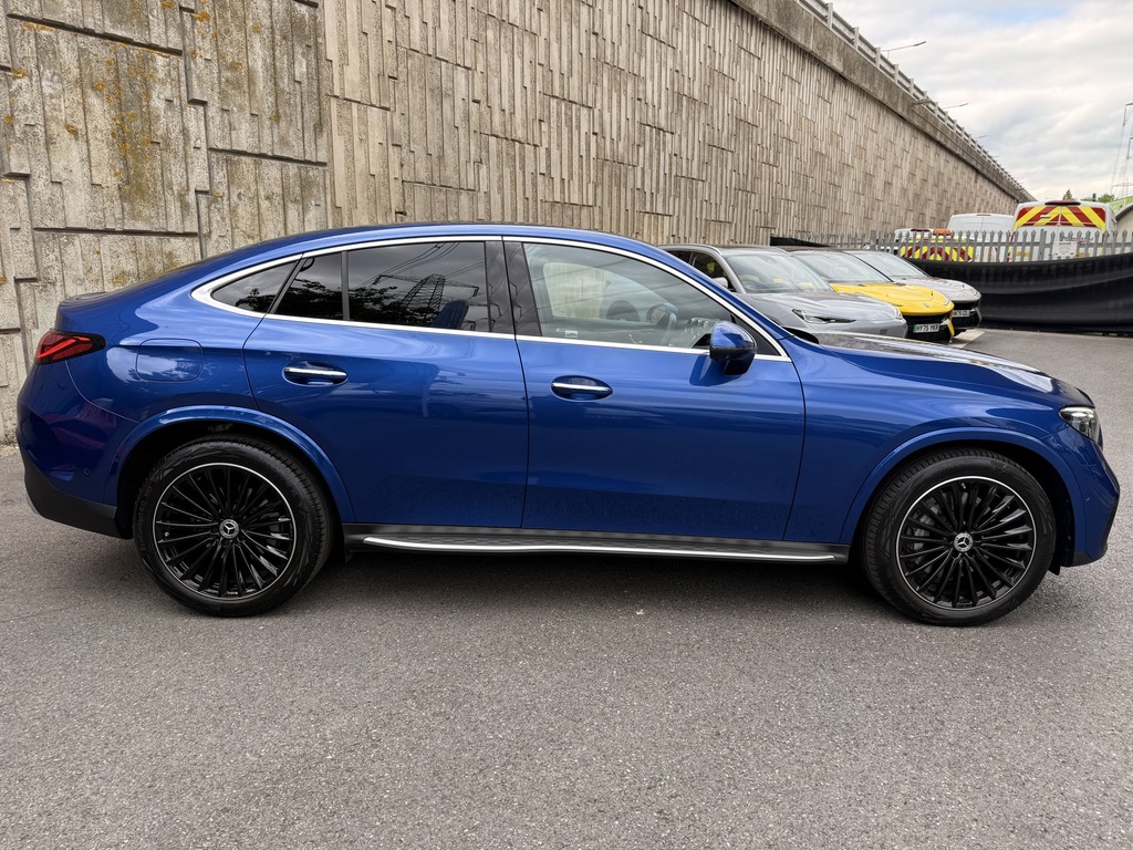Mercedes-Benz GLC Class Glc 300 Amg Line Prem Coupe 4Matic My24 2023 KJ23FFW Blue #3