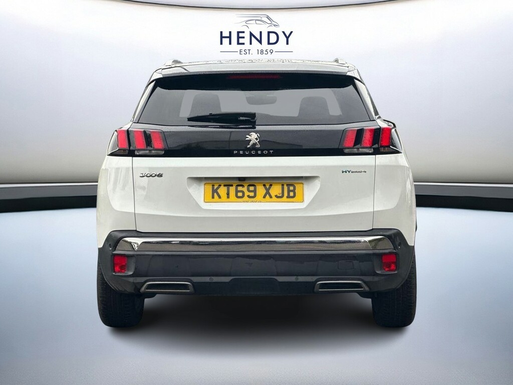 Peugeot 3008 1.6 Hybrid4 300 Gt E-eat8 KT69XJB White #5