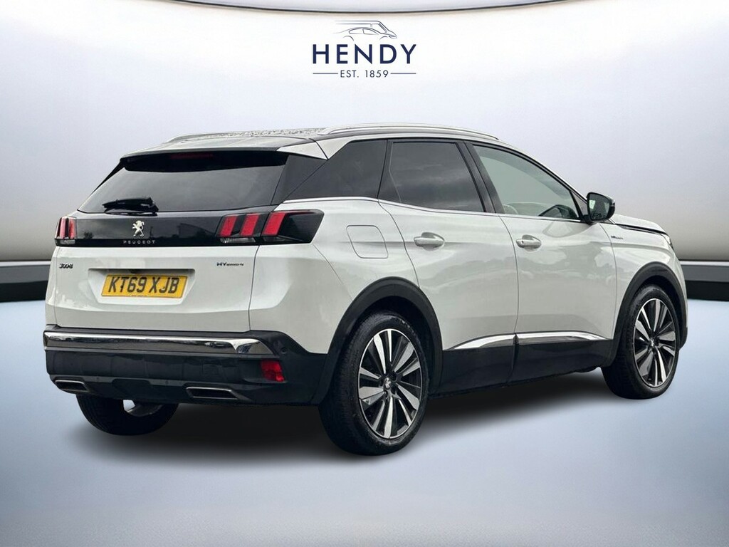 Peugeot 3008 1.6 Hybrid4 300 Gt E-eat8 KT69XJB White #4