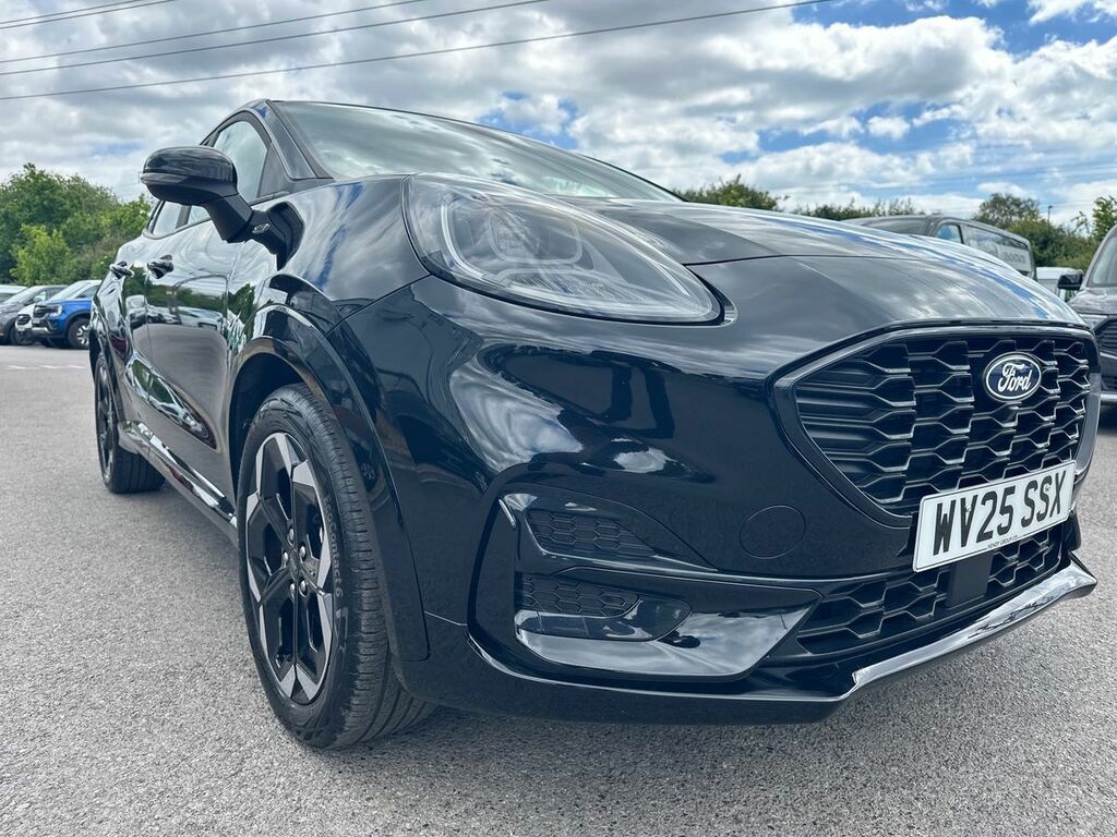 Ford Puma 1.0 Ecoboost Hybrid Mhev 155 St-line X Dct WV25SSX Black #3