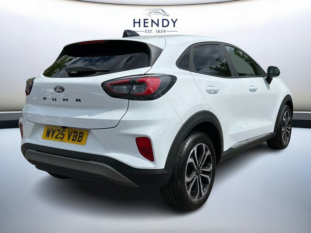 Ford Puma 1.0 Ecoboost Hybrid Mhev Titanium Dct WV25VBB White #4