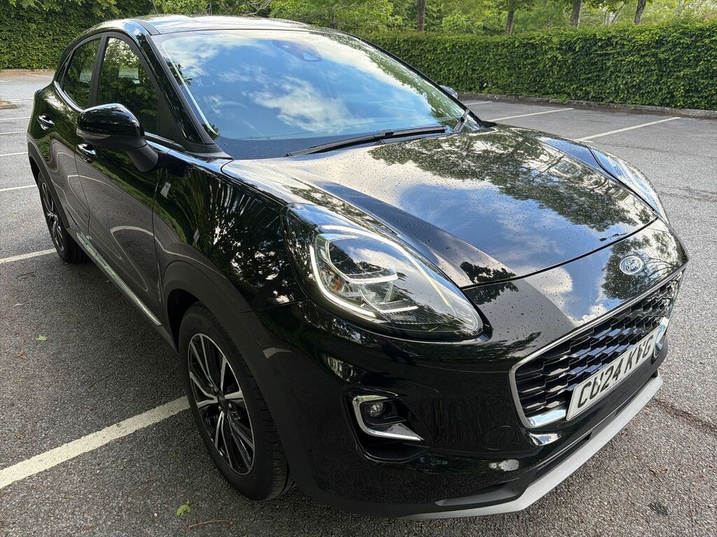 Ford Puma 1.0 Ecoboost Hybrid Mhev Titanium CU24KVG Black #4