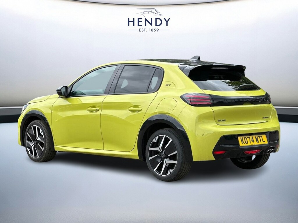 Peugeot 208 1.2 Hybrid 136 Gt E-dsc6 KO74WTL Yellow #6