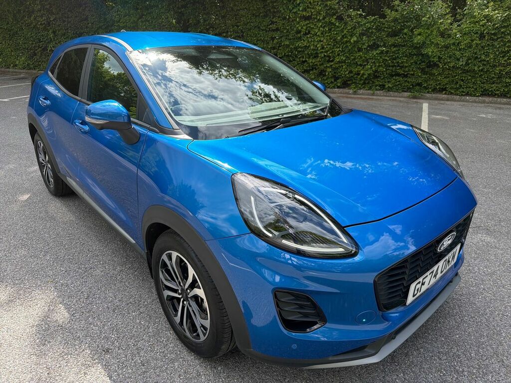 Ford Puma 1.0 Ecoboost Hybrid Mhev Titanium Dct GF74OKM Blue #4