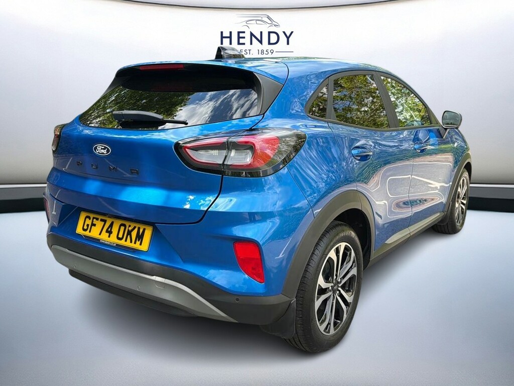 Ford Puma 1.0 Ecoboost Hybrid Mhev Titanium Dct GF74OKM Blue #5