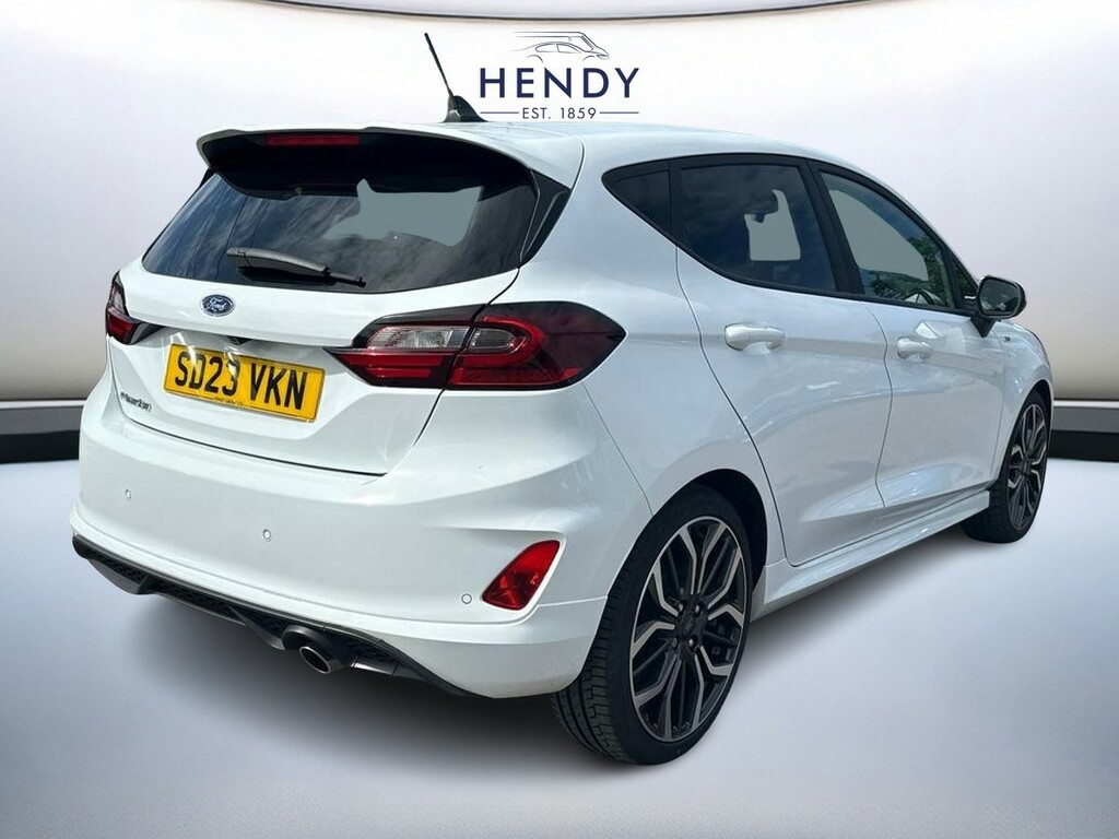 Ford Fiesta 1.0 Ecoboost St-line X SD23VKN White #4