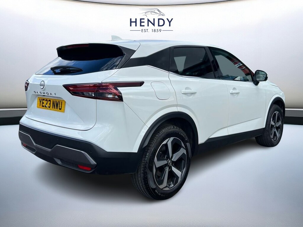 Nissan Qashqai 1.3 Dig-t Mh 158 N-connecta Xtronic YE23NWU White #4