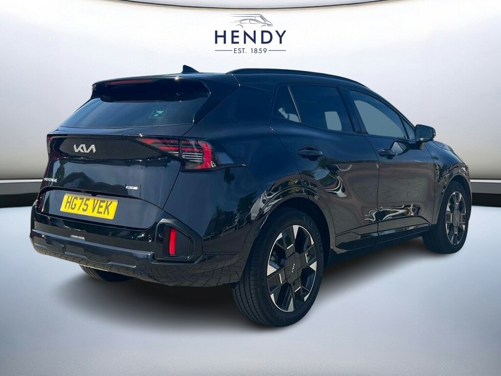Kia Sportage 1.6T Gdi Hev Gt-line S HG75VEK Black #4