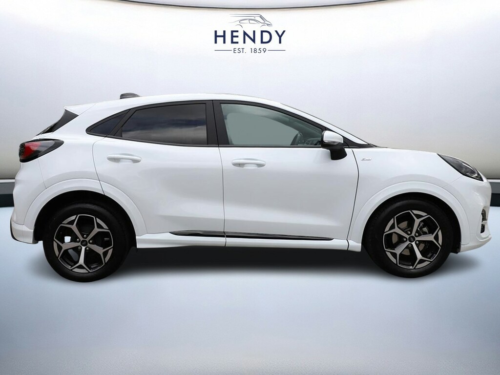 Ford Puma 1.0 Ecoboost Hybrid Mhev St-line Dct GU74VKR White #2