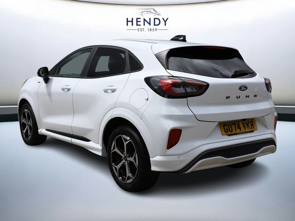 Ford Puma 1.0 Ecoboost Hybrid Mhev St-line Dct GU74VKR White #6