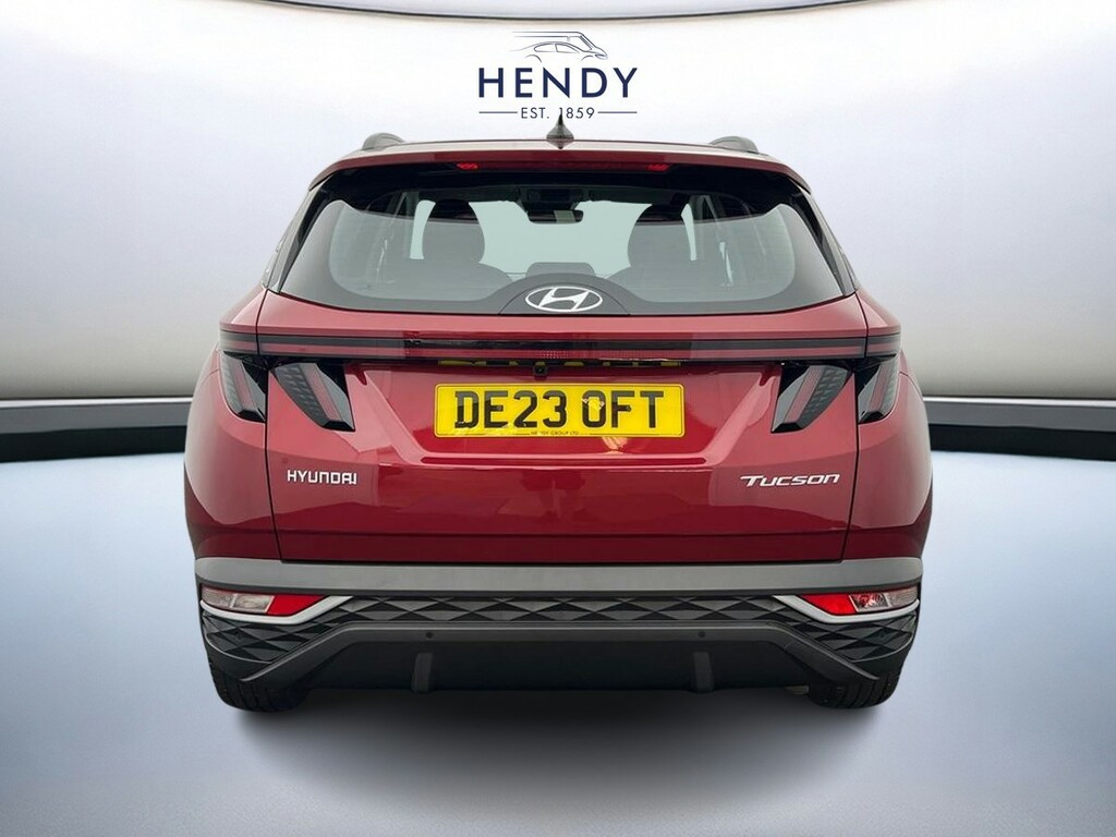 Hyundai Tucson 1.6 Tgdi 48V Mhd Se Connect 2Wd Dct DE23OFT Red #4