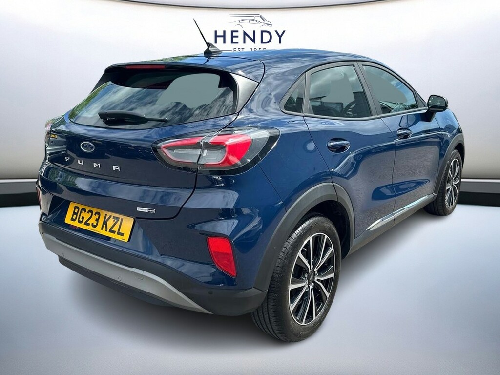 Ford Puma 1.0 Ecoboost Hybrid Mhev Titanium Dct BG23KZL Blue #4