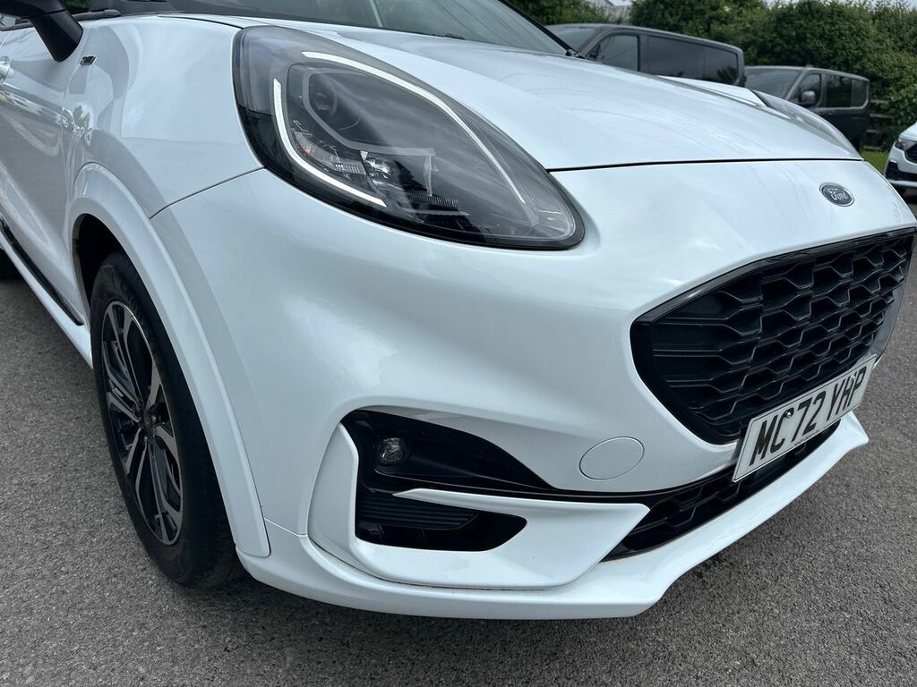 Ford Puma 1.0 Ecoboost Hybrid Mhev St-line Dct MC72YHP White #3