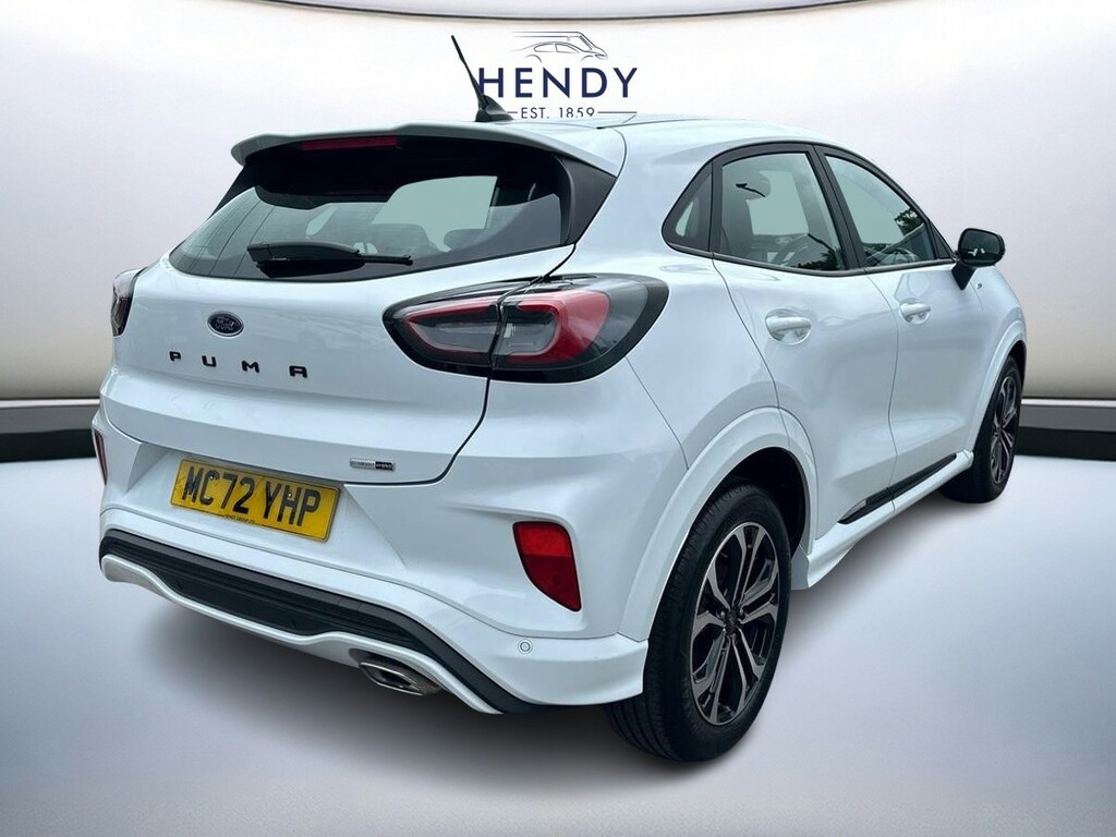 Ford Puma 1.0 Ecoboost Hybrid Mhev St-line Dct MC72YHP White #4