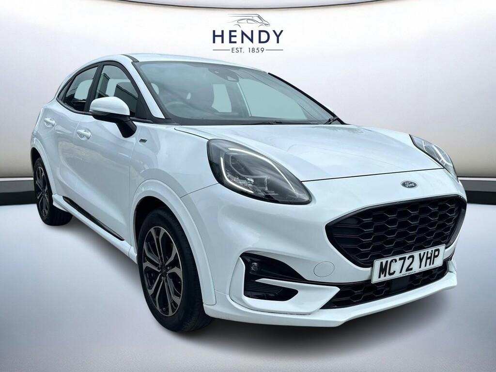 Ford Puma 1.0 Ecoboost Hybrid Mhev St-line Dct White