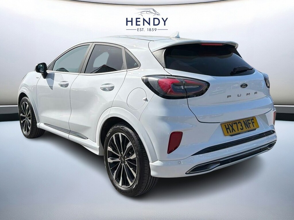 Ford Puma 1.0 Ecoboost Hybr Mhev 155 St-line Vignale Dct HX73NFF White #6