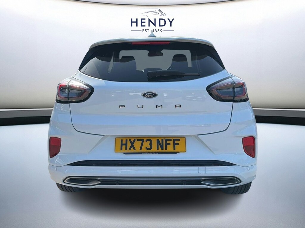 Ford Puma 1.0 Ecoboost Hybr Mhev 155 St-line Vignale Dct HX73NFF White #5
