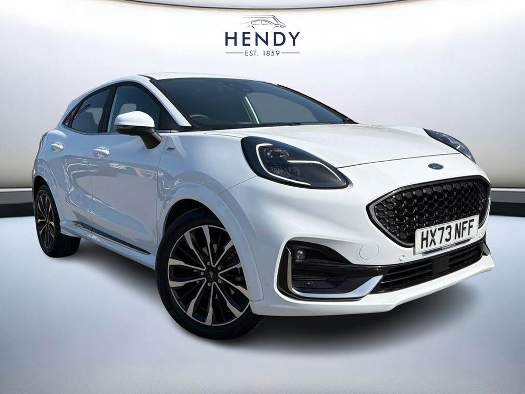 Ford Puma 1.0 Ecoboost Hybr Mhev 155 St-line Vignale Dct White