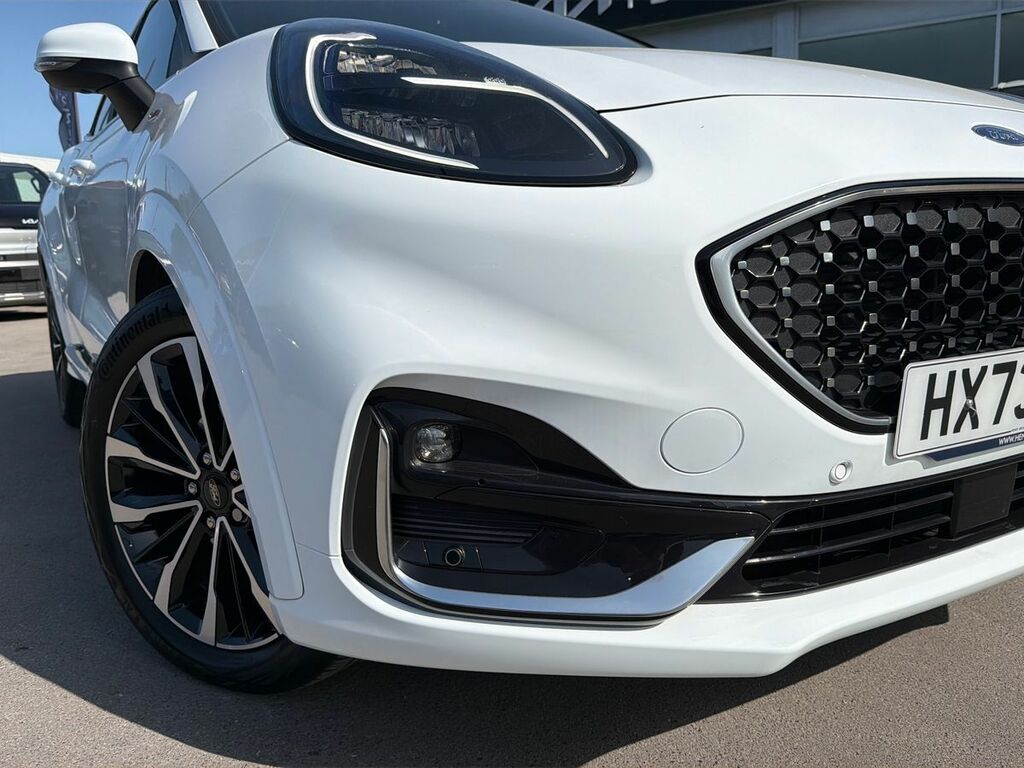 Ford Puma 1.0 Ecoboost Hybr Mhev 155 St-line Vignale Dct HX73NFF White #3