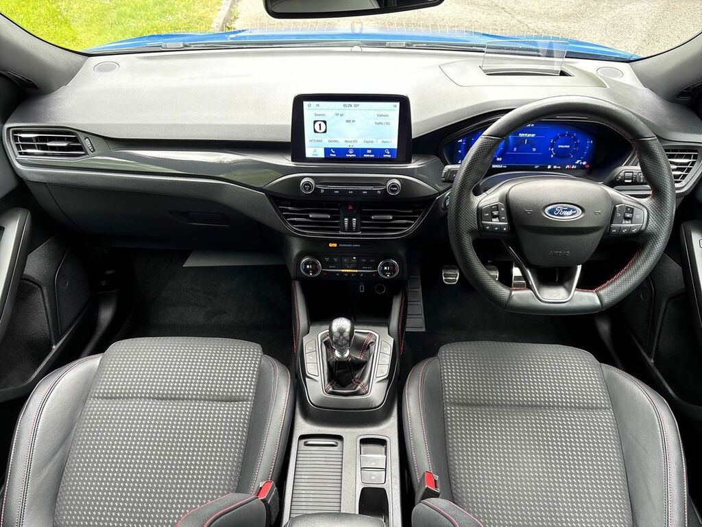 Ford Focus 1.0 Ecoboost Hybrid Mhev 125 St-line X Edition HN21FMJ Blue #3