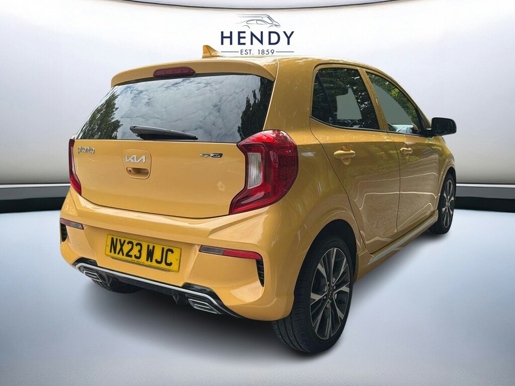 Kia Picanto 1.0 Gt-line 4 Seats NX23WJC Yellow #5