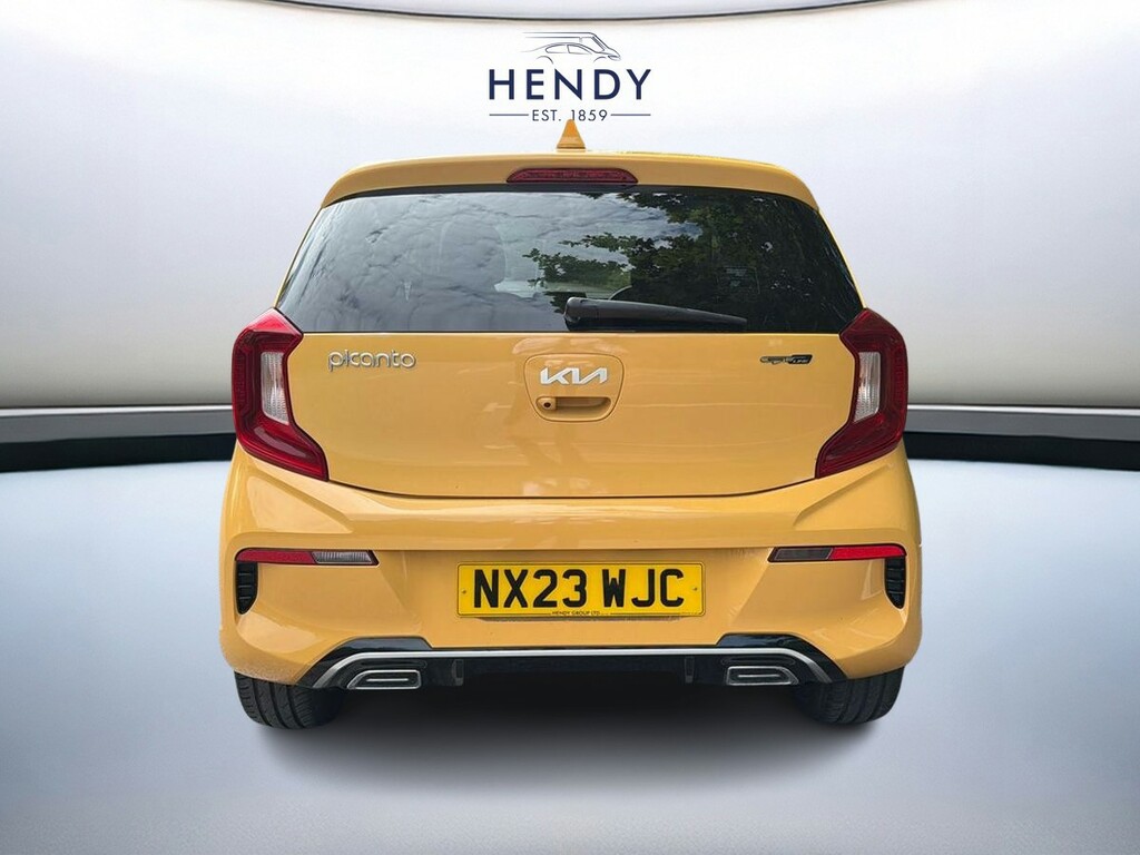 Kia Picanto 1.0 Gt-line 4 Seats NX23WJC Yellow #6