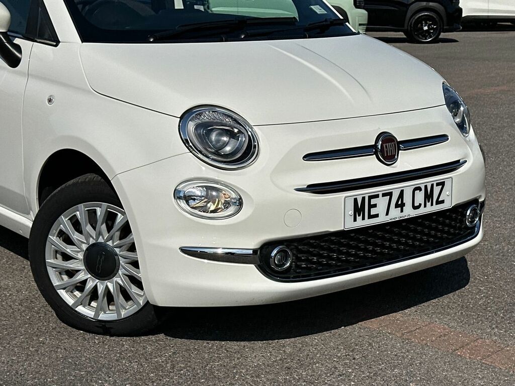Fiat 500C 1.0 70Hp Mild Hybrid Convertible White #3
