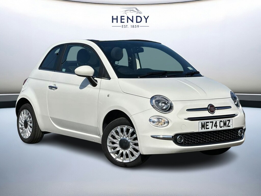 Fiat 500C 1.0 70Hp Mild Hybrid Convertible White