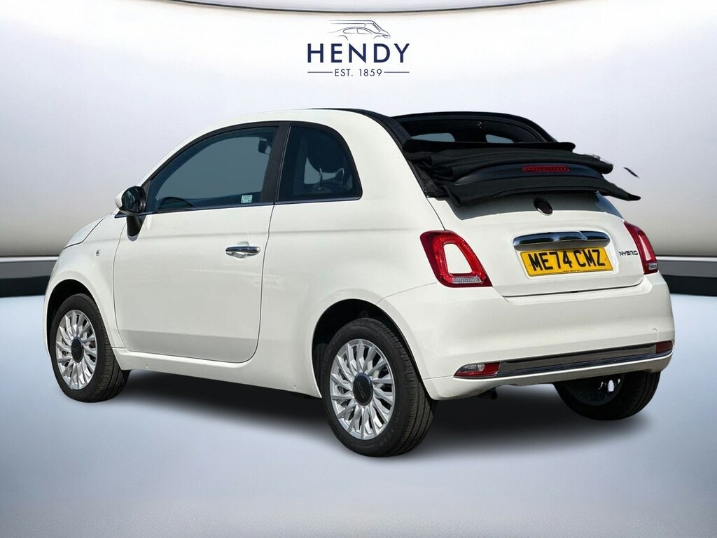 Fiat 500C 1.0 70Hp Mild Hybrid Convertible White #6