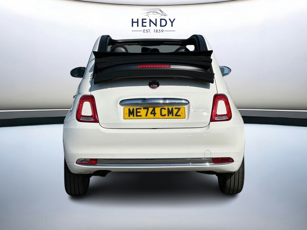 Fiat 500C 1.0 70Hp Mild Hybrid Convertible White #5