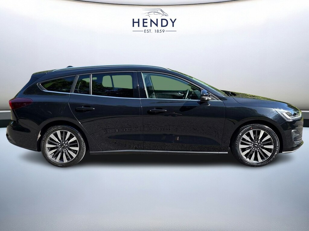Ford Focus 1.0 Ecoboost Hybrid Mhev 155 Titanium X YV73CDO Black #2