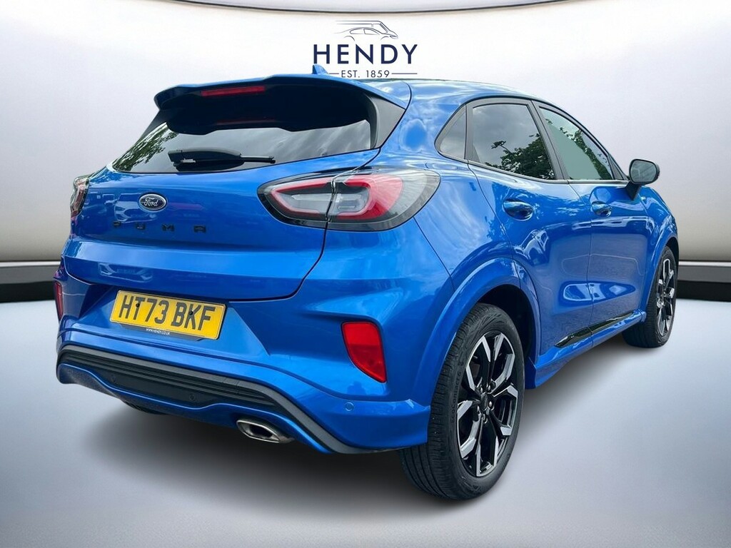 Ford Puma 1.0 Ecoboost Hybrid Mhev St-line X HT73BKF Blue #4