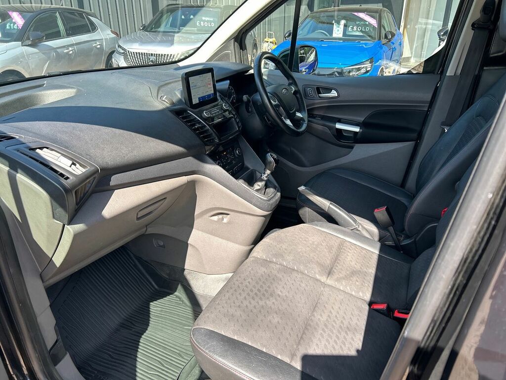 Ford Transit Connect 1.5 Ecoblue 120Ps Sport Van GX72HHS Black #5