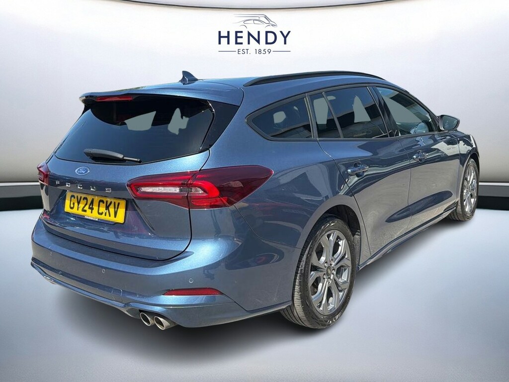 Ford Focus 1.0 Ecoboost Hybrid Mhev St-line GY24CKV Blue #4