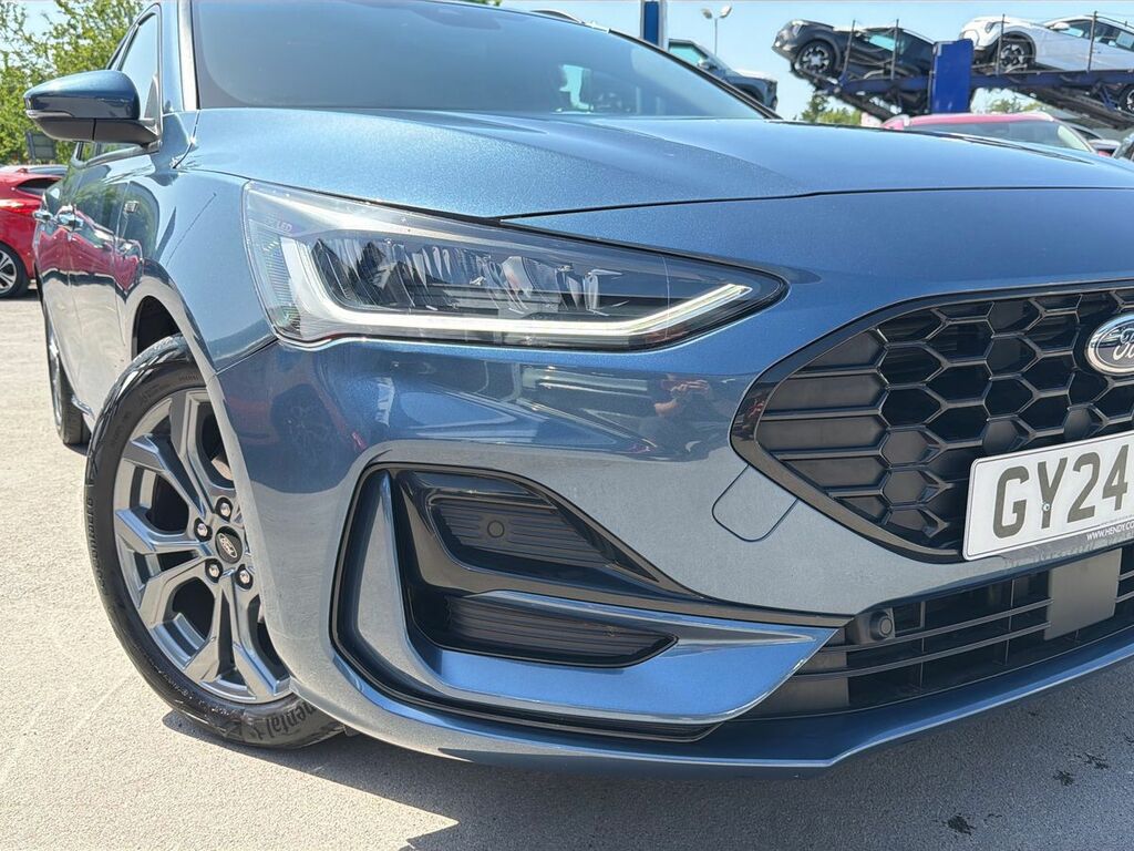Ford Focus 1.0 Ecoboost Hybrid Mhev St-line GY24CKV Blue #3