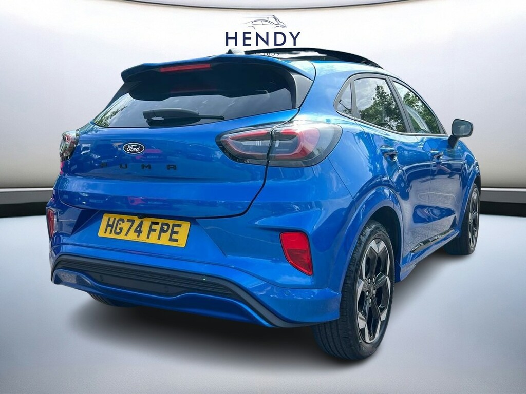 Ford Puma 1.0 Ecoboost Hybrid Mhev St-line X Dct HG74FPE Blue #4
