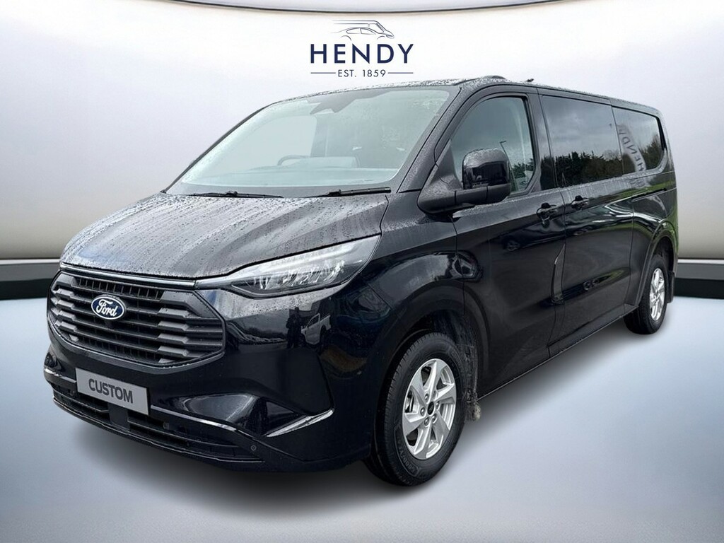 Ford Transit Custom 2.5 Phev 232Ps H1 Double Cab Van Limited GU26YLG Black #6