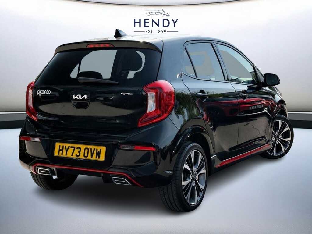 Kia Picanto 1.0 Gt-line 4 Seats HY73OVW Black #4