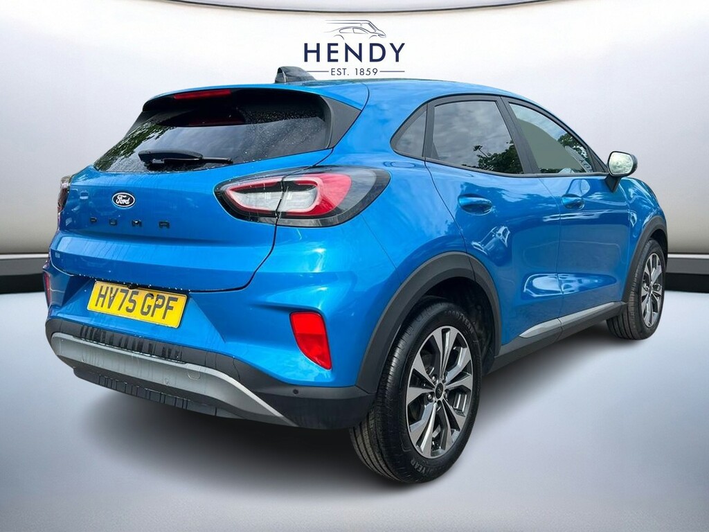 Ford Puma 1.0 Ecoboost Hybrid Mhev Titanium HV75GPF Blue #4