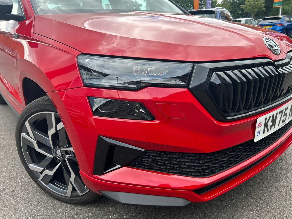 Skoda Karoq 1.5 Tsi Sportline Edition Dsg KM75NYH Red #3