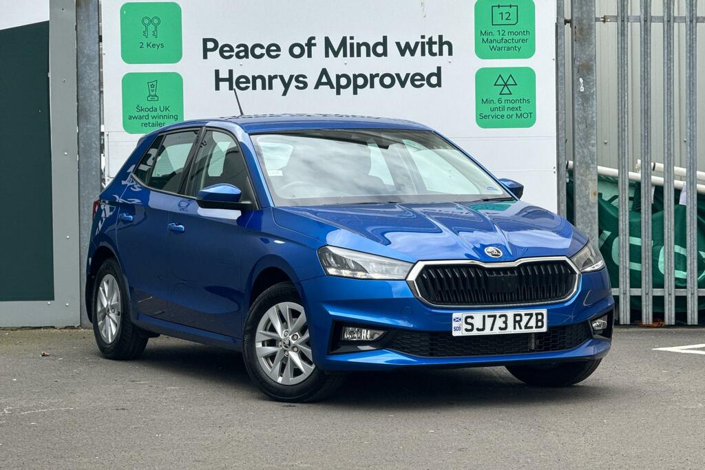 Skoda Fabia Fabia 1.0 Tsi 95Ps Se Comfort Hatchback Lez Com Blue