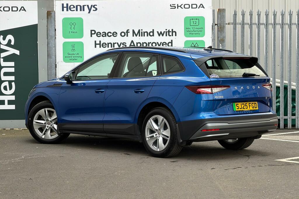 Skoda ENYAQ Enyaq 125Kw 50 55Kwh Lez Compliant 252 SJ25FGD Blue #3