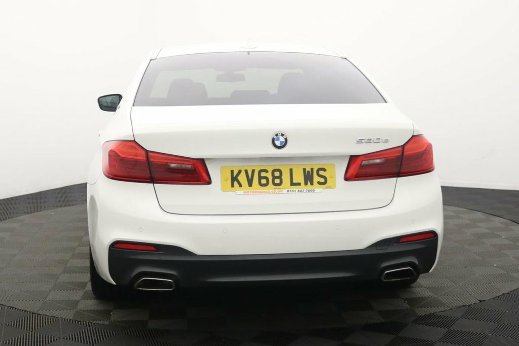 BMW 5 Series 2L M Sport KV68LWS White #5