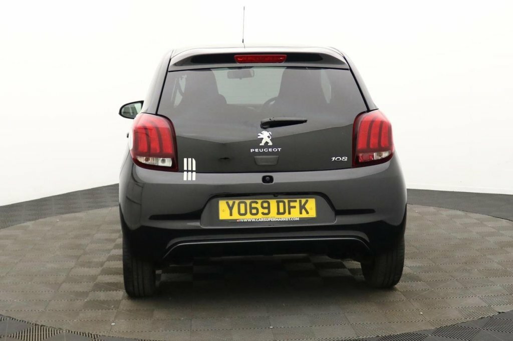 Peugeot 108 Hatchback YO69DFK Black #5