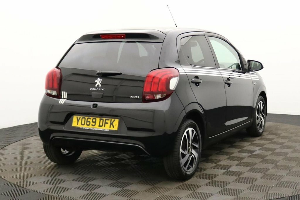 Peugeot 108 Hatchback YO69DFK Black #4