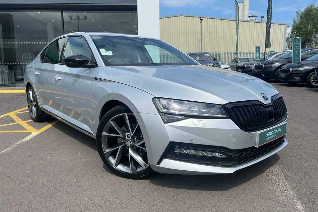 Skoda Superb 2.0 Tdi Cr Sport Line Plus Dsg Silver