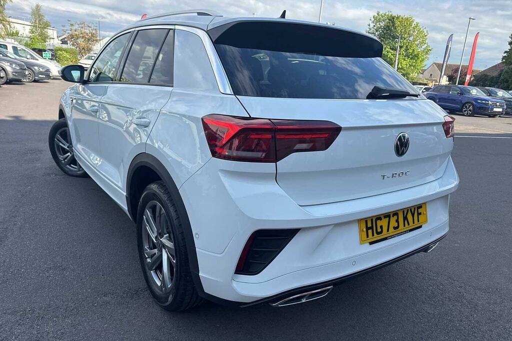 Volkswagen T-Roc 1.5 Tsi R-line HG73KYF White #3