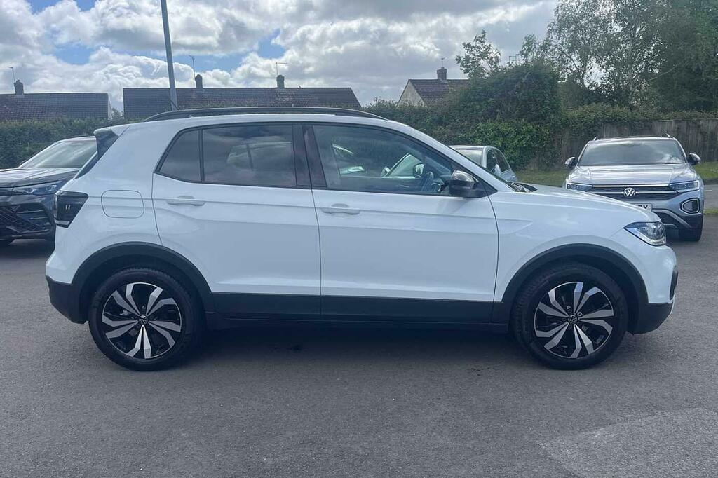 Volkswagen T-Cross 1.0 Tsi 110 Black Edition LO73WWC White #4