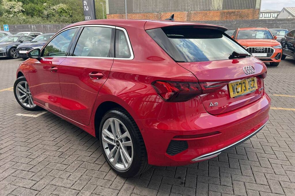 Audi A3 Sport 40 Tfsi E 204 Ps S Tronic WG73JCZ Red #3
