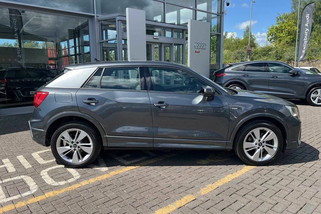 Audi Q2 S Line 35 Tdi Quattro 150 Ps S Tronic HT21UZR Grey #4